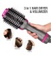 3in1 One Step Hair Dryer And Volumizer Hair Salon Hot Air Paddle Styling Brush